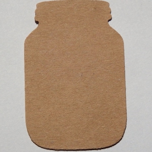 Mason Jar Shape,Jar Shape,Tag making,Jar Cutout,Jar Die Cut