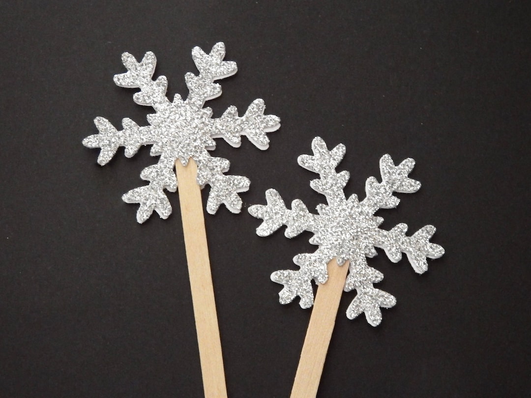 Silver Snowflake Drink Stirrer,winter Onederland,winter Wonderland,hot