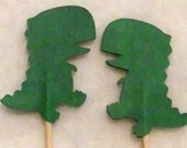 24 Dinosaur ,Food Picks,Party Picks,Party Decor,Kids Birthday,Children,Cupcake Topper