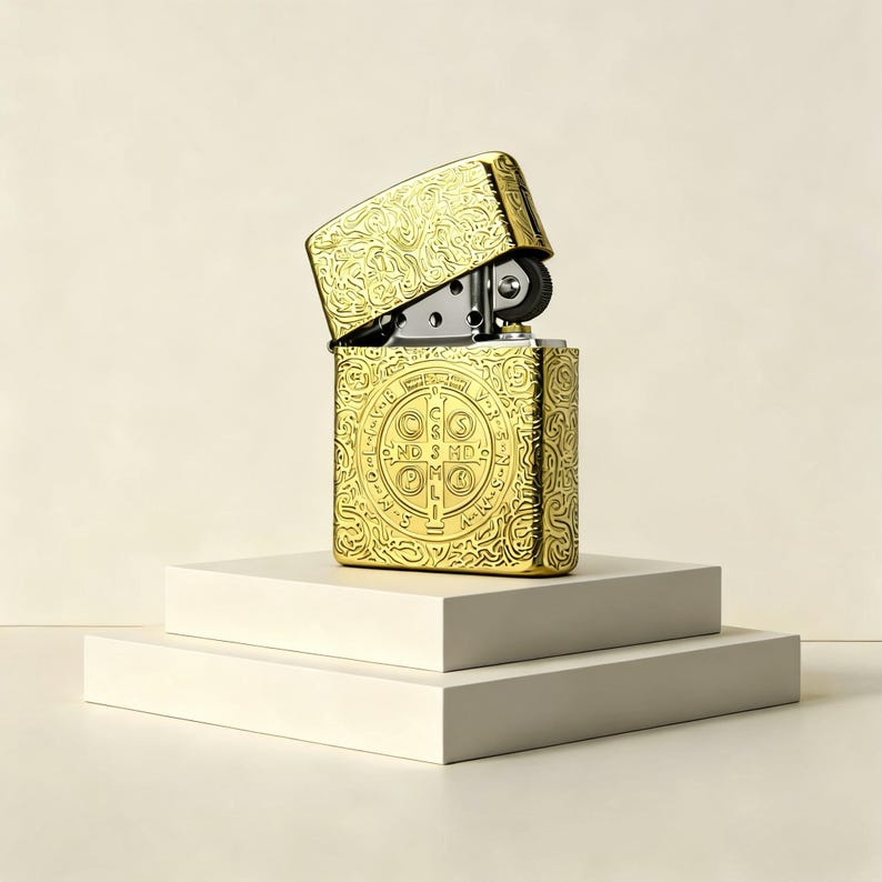 Encendedor Zorro grabado a mano, diseño Constantine, acabado metálico, resistente al viento, coleccionable Zippo, regalo para él. imagen 3