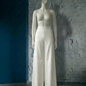 Cartamodello per pantaloni palazzo Obelisk, pantaloni a vita alta e gamba larga (download digitale in PDF)