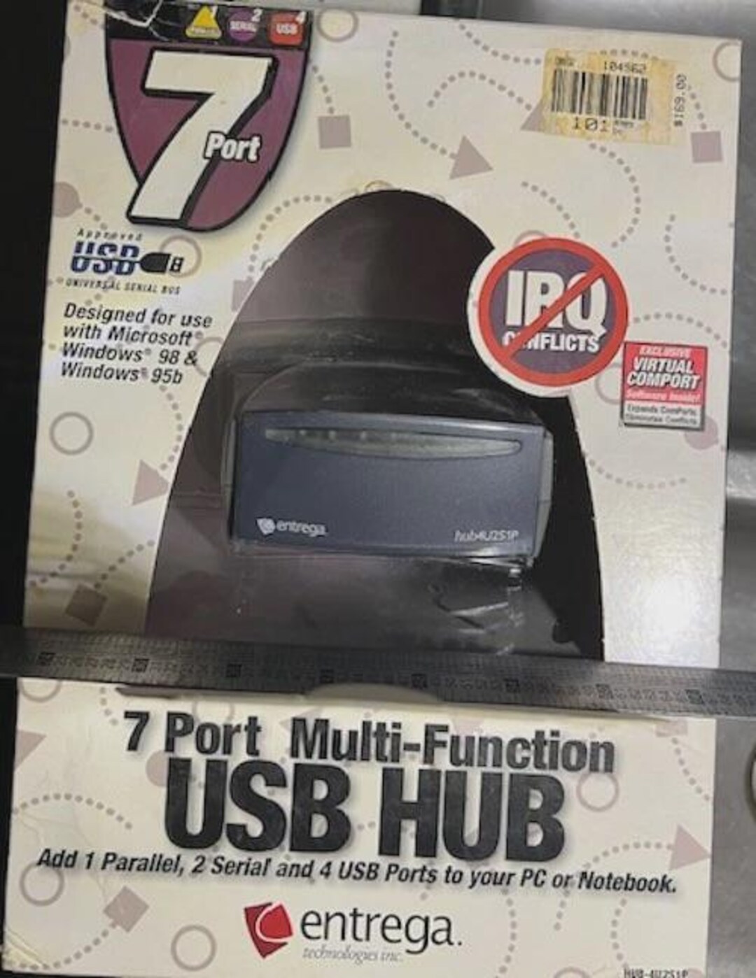 Entrega 7 Port Multi Function USB Serial Parallel Printer Hub: New - Etsy