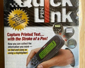 WizCom QuickLink Pen Handheld Scanner Super Pen