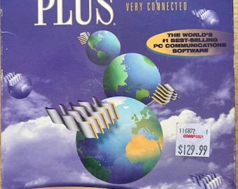 Procomm Plus 3.0 Very Connected User Guide Installation CD Open Box