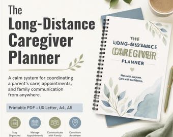 Long-Distance Caregiver Planner | Parent Care Organizer