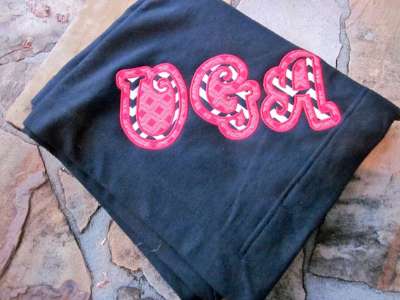 Items similar to UGA Chevron Double Applique Stadium Blanket on Etsy