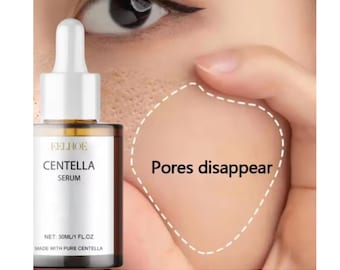 Sérum de Centella Asiática / Hidratante Facial Iluminador / Cuidado de la Piel Coreano para Piel Seca