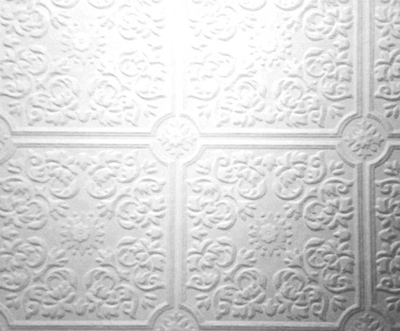 Dollhouse Textured Ceiling Paper 5 Squares In White Or Etsy