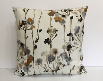 Modern Dandelion Print Pillow Covers Lumbar, 16 x 16, 18 x 18, 20 x 20