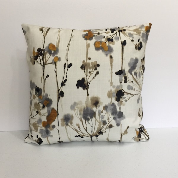 Modern Dandelion Print Pillow Covers Lumbar, 16 x 16, 18 x 18, 20 x 20