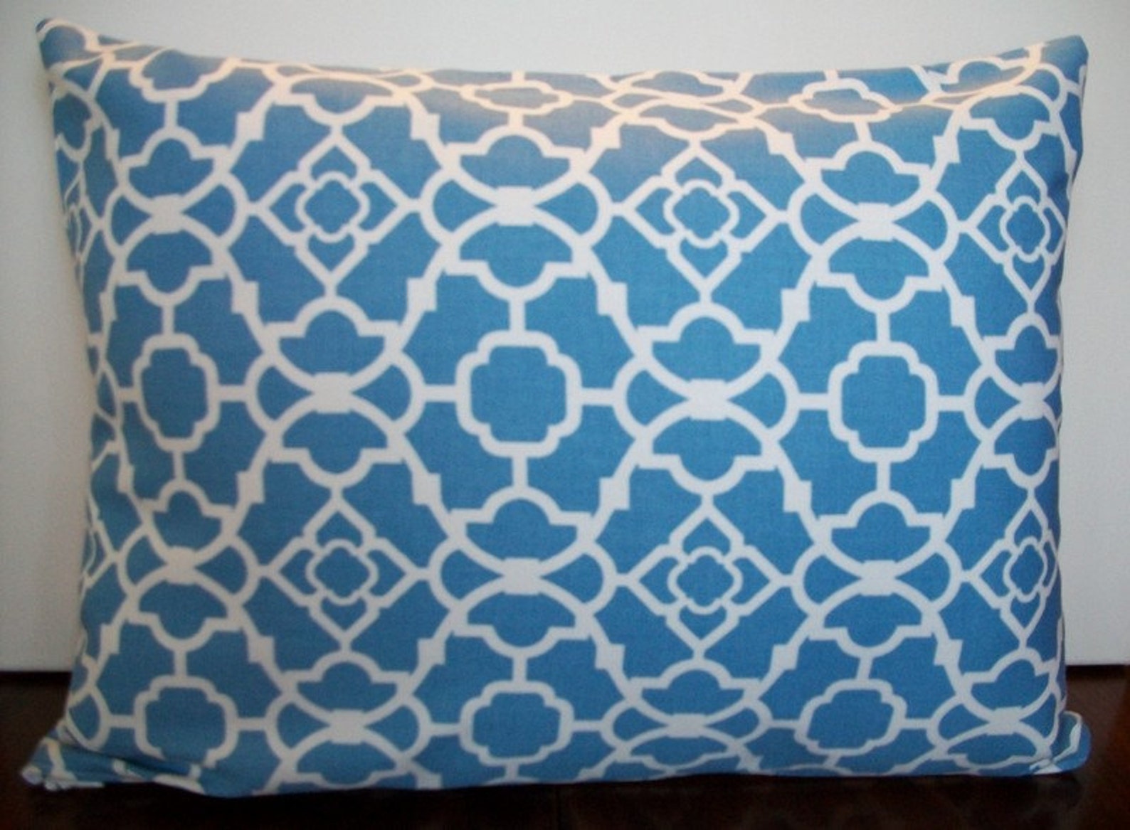 Blue and White Lumbar Pillow Cover Etsy