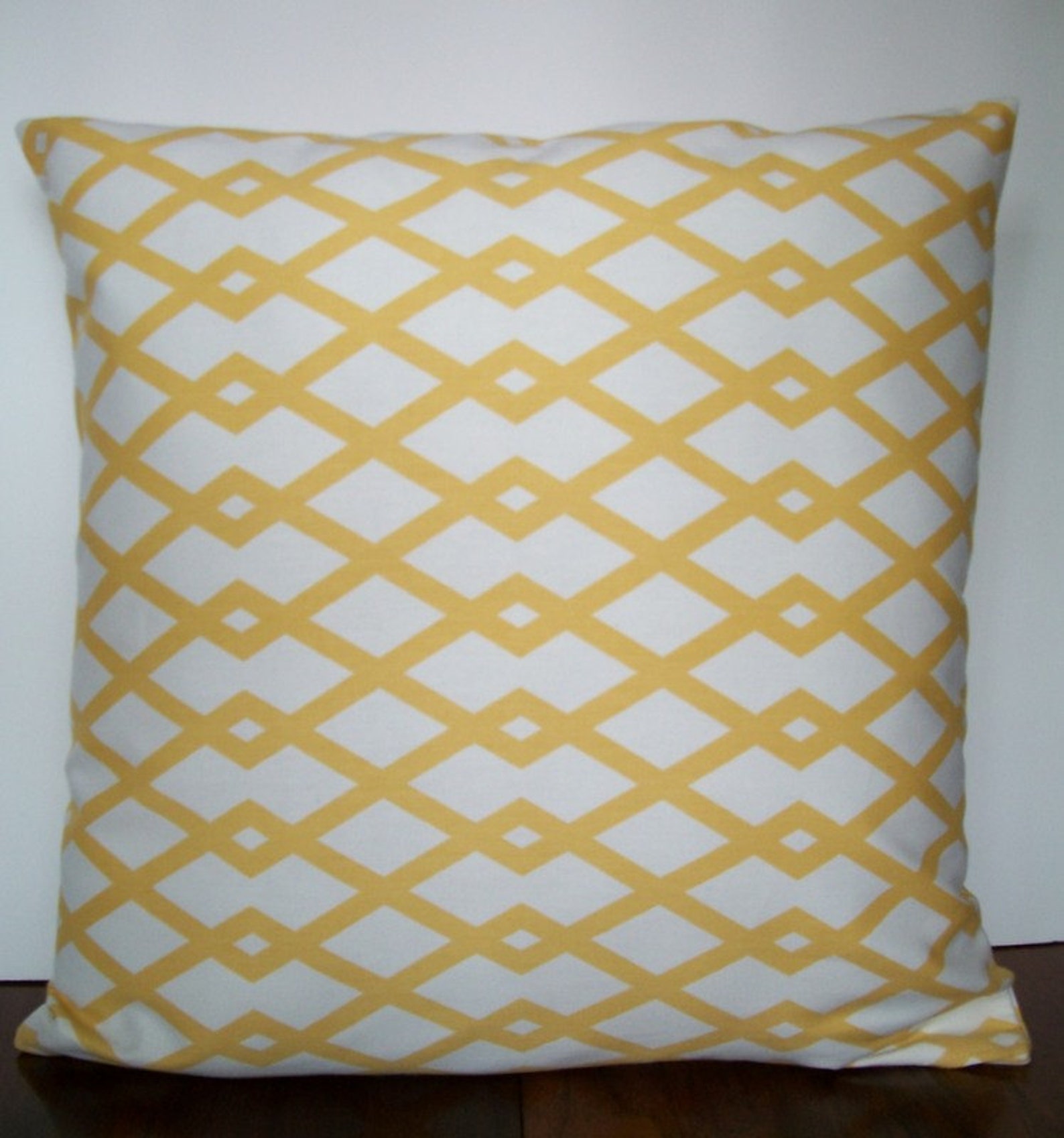 Yellow Geometric 18 X 18 Inch Pillow Cover Etsy UK
