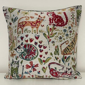 Cat Lover's Pillow Cover