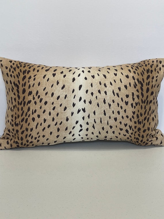 Animal Print Lumbar Pillow Cover Etsy