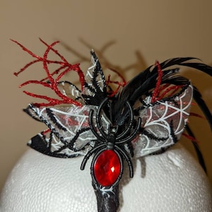 Halloween Headband, Spooky Headband, Spider Bow