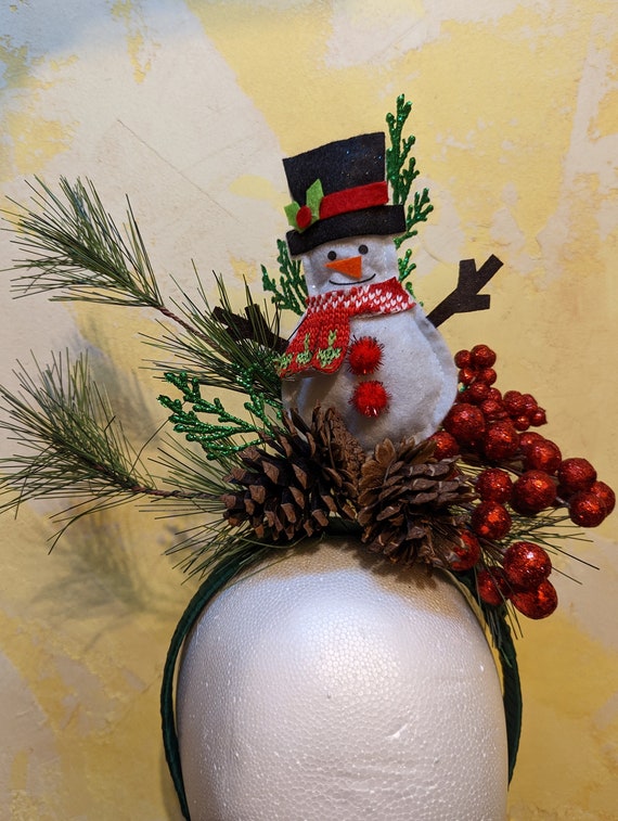 Snowman Holiday Headband 4320060.jpg main image 2