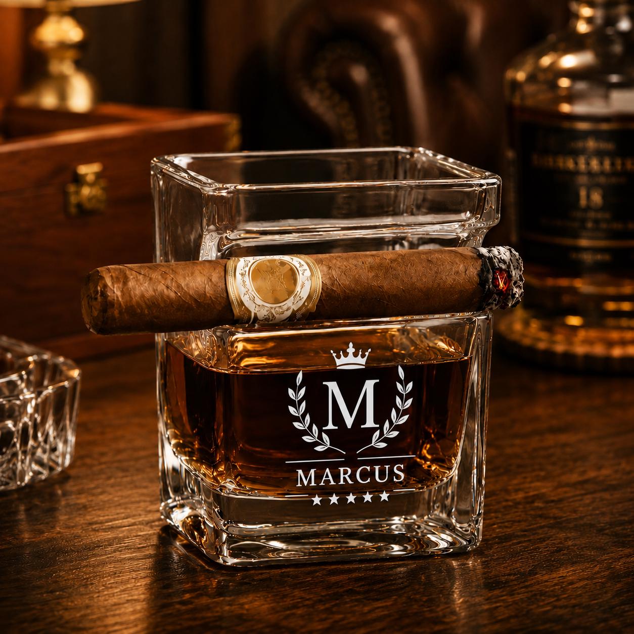 Cigar holder whiskey glass - Etsy 日本