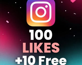 100 Instagram Likes + 10 Free | Post Boost | Social Media Engagement | Fast Digital Service