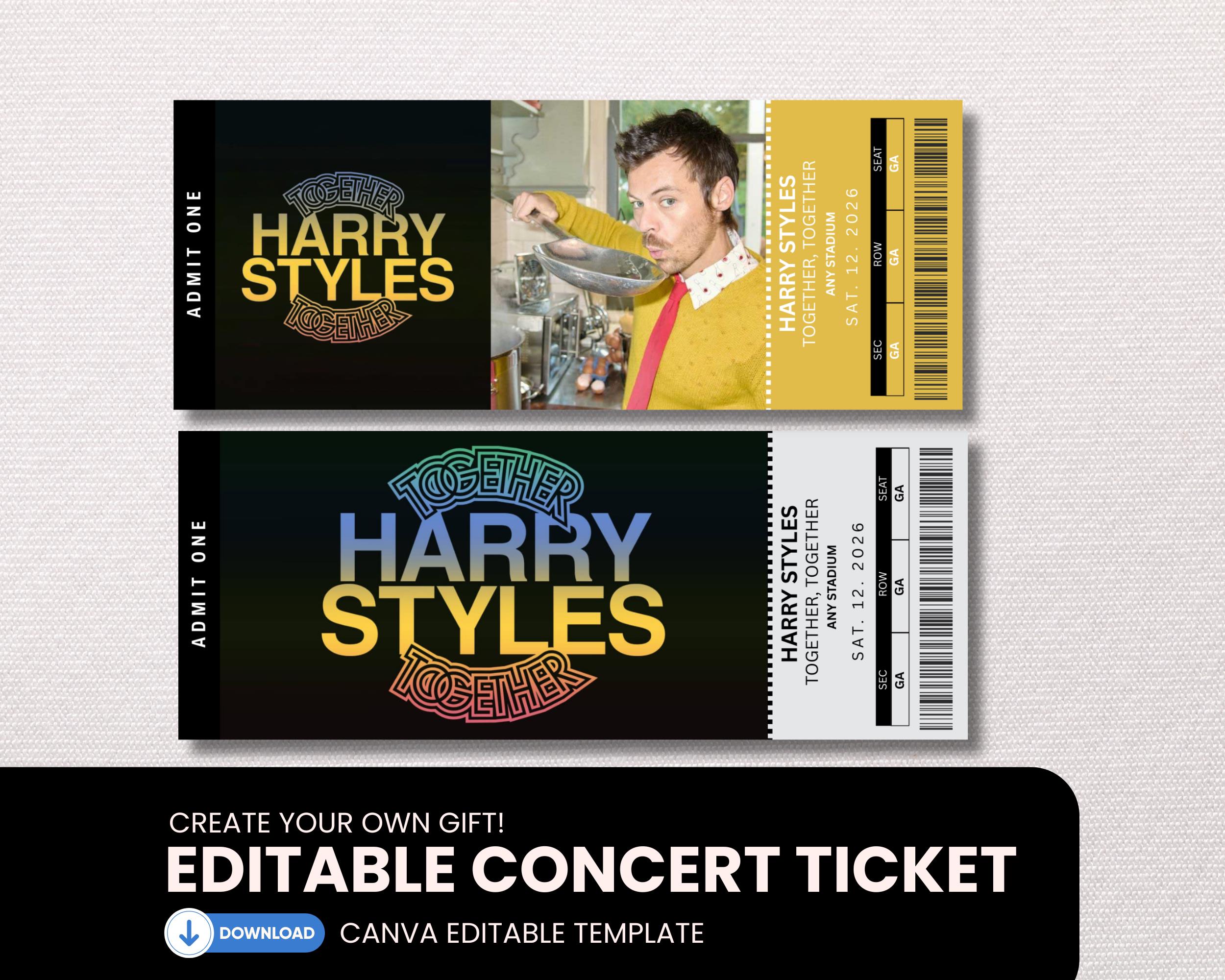 Harry Styles Tour Together Together - Etsy