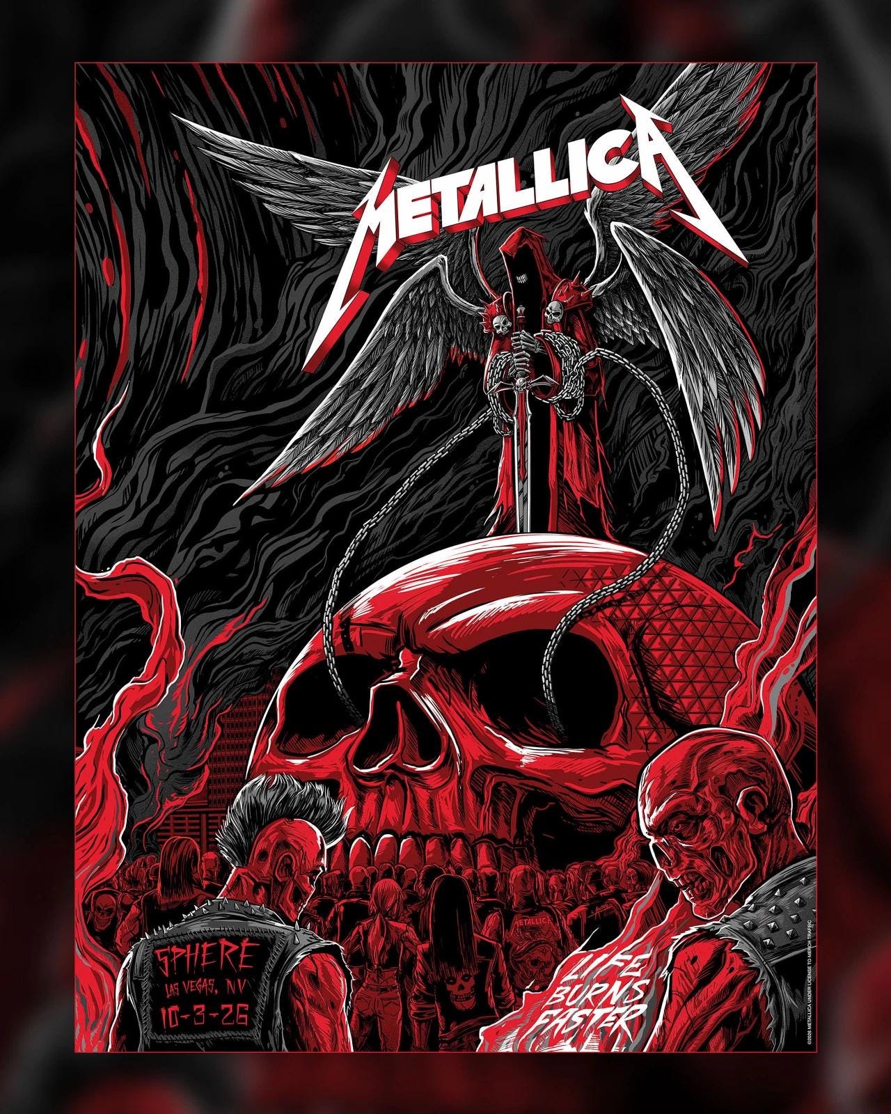 Metallica Tour Poster - Etsy