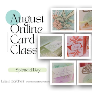 Splendid Day Card Tutorial PDF Only