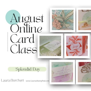 Splendid Day Card Tutorial PDF Only image 1