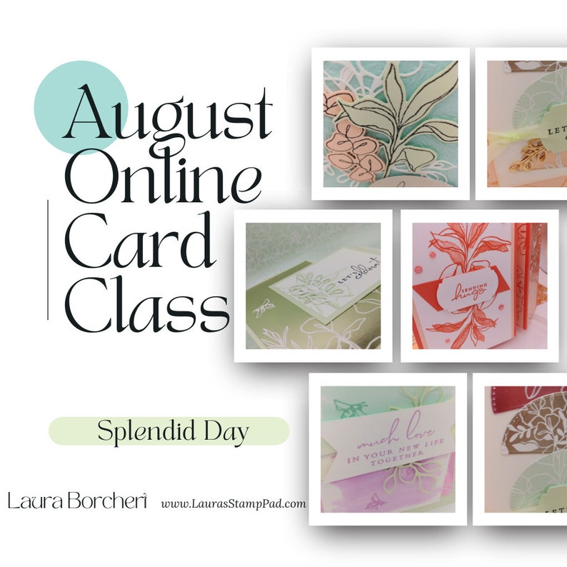 Splendid Day Card Tutorial PDF Only image 1