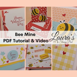 ¡Estampando! Tutorial de la tarjeta Bee Mine Solo PDF