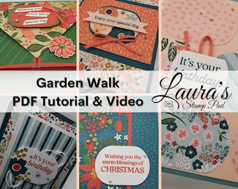 Garden Walk Card Tutorial PDF Only