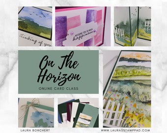 On The Horizon Card Tutorial PDF Only