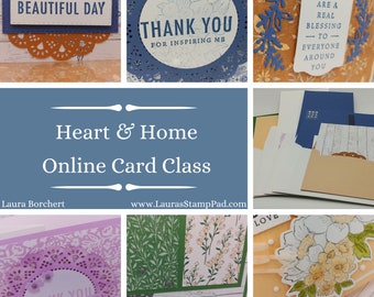 Heart & Home Card Tutorial PDF Only