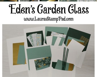 Eden's Garden Card Tutorial PDF Only
