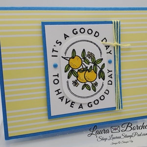 Stampin' Up ! Tutoriel Carte remplie de bonheur PDF uniquement