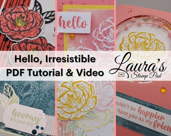 Hello, Irresistible Card Tutorial PDF Only