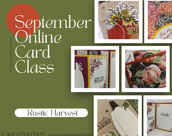 Rustic Harvest Card Tutorial PDF Only