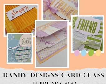 Dandy Designs Card Tutorial PDF Only