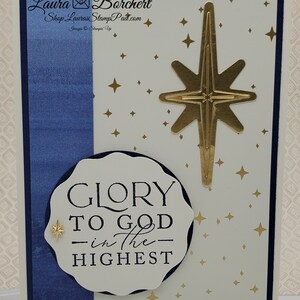 O Holy Night Card Tutorial PDF Only image 2
