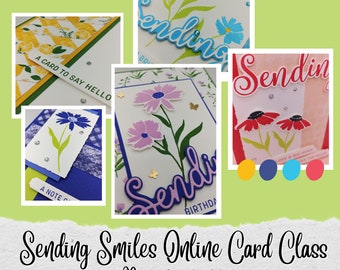 Sending Smiles Card Tutorial PDF Only