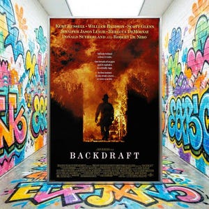 Backdraft poster - Etsy 日本