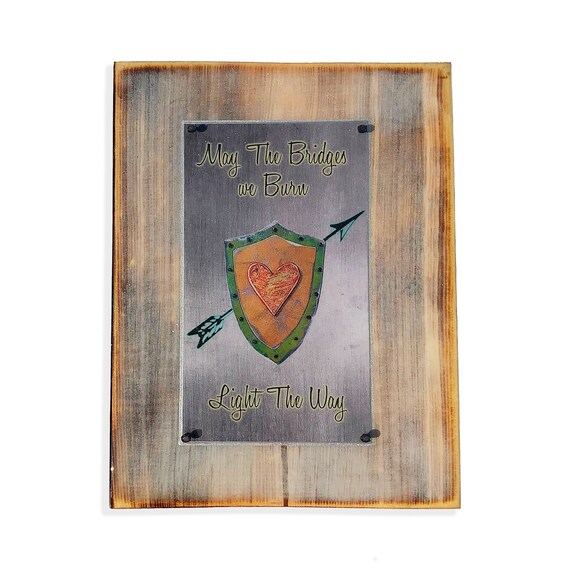 Rustic Inspirational Wall Art Funky Decor Wood Signs Image 0