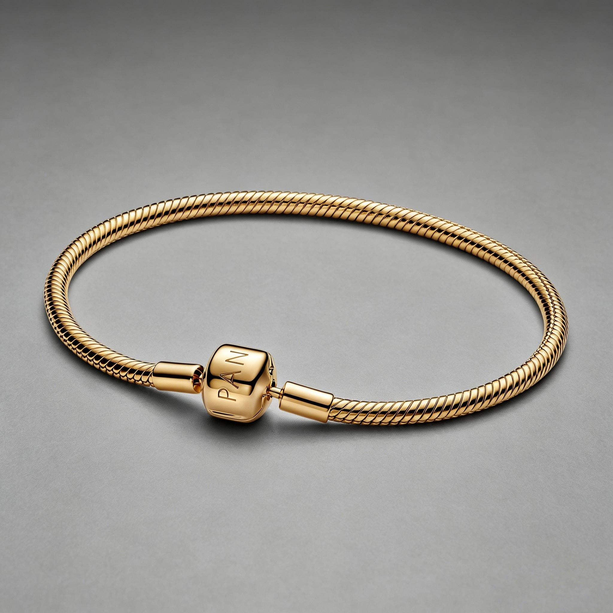Pandora bracelet gold - Etsy 日本