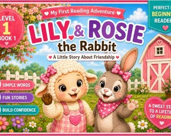 Lily and Rosie Rabbit Early Reader Book | Phonics Story for Preschoolers (PDF Download)