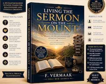 Sermon on the Mount Devotional Book | Practical Christian Living, Faith, Character (PDF Download)