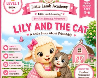 Lily and the Cat Early Reader Book | Phonics Learning PDF (Ages 4-6)