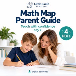Math Map Parent Guide | Christian Homeschool Classical Education Companion (PDF Download)