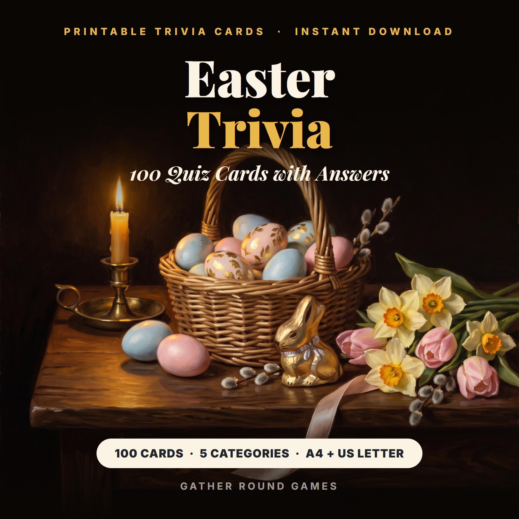 Easter Trivia Cards