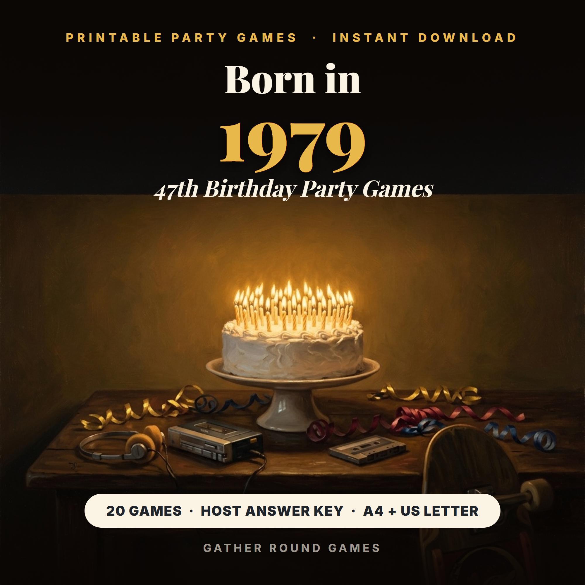 47th Birthday Party Games