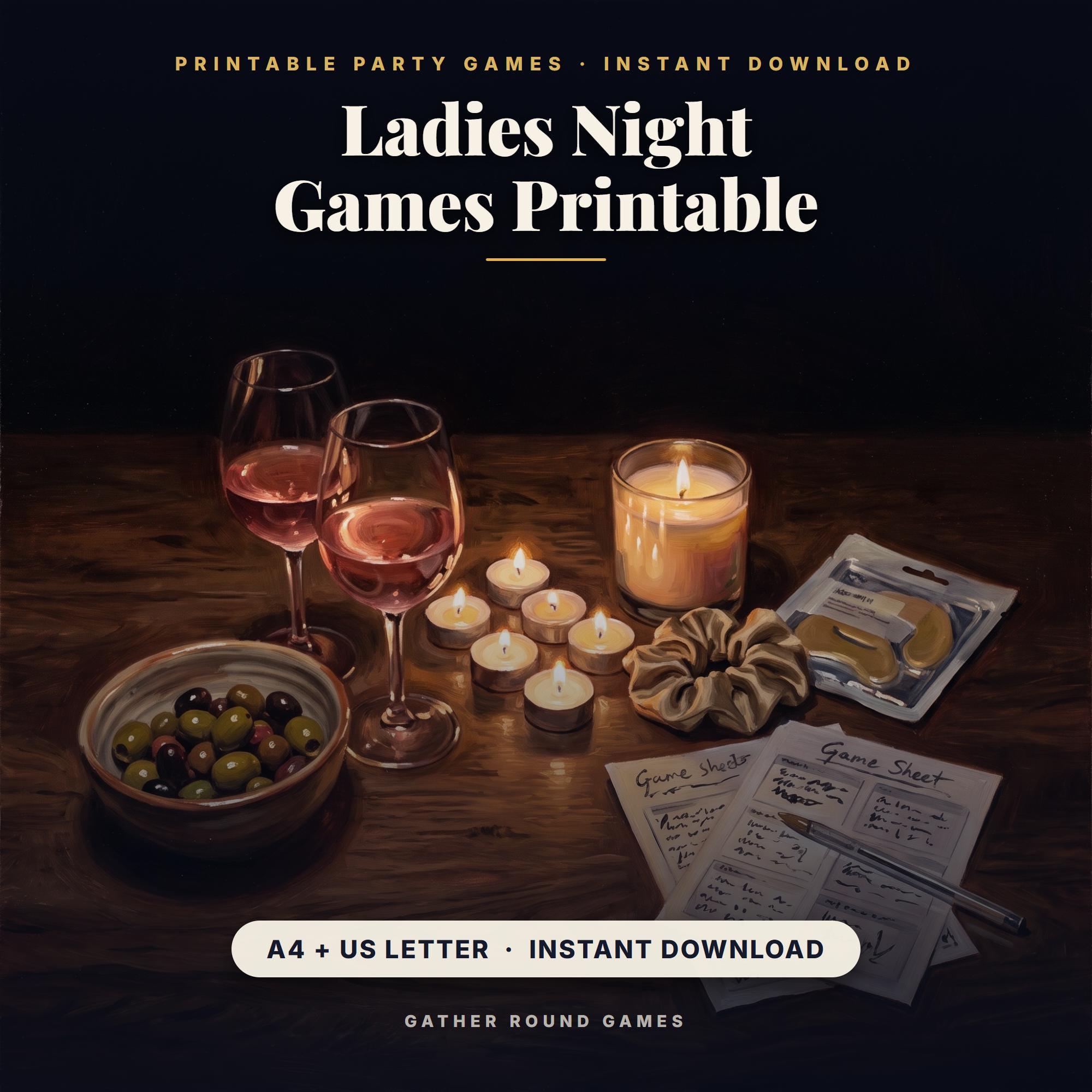 Ladies Night Games Printable