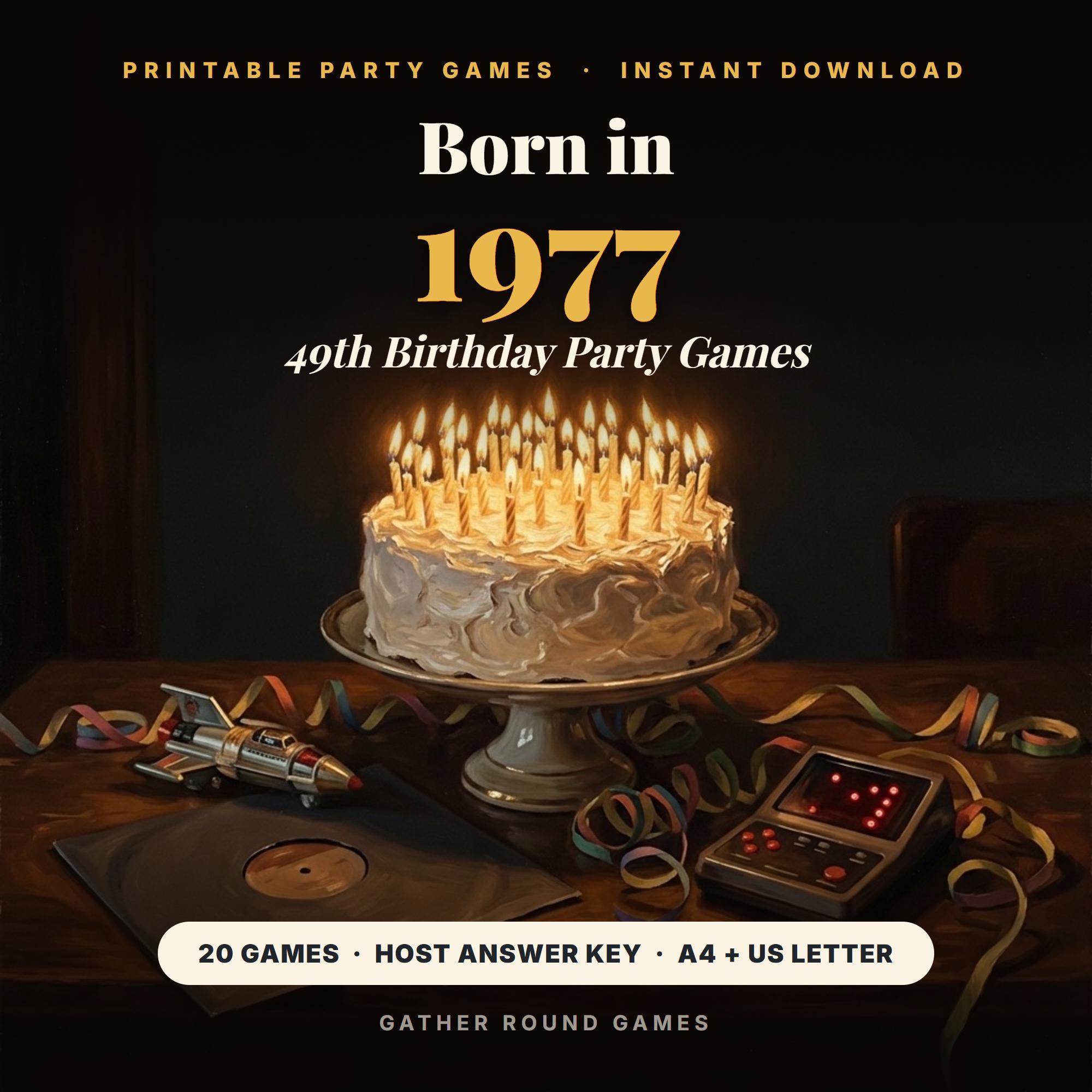 49th Birthday Party Games