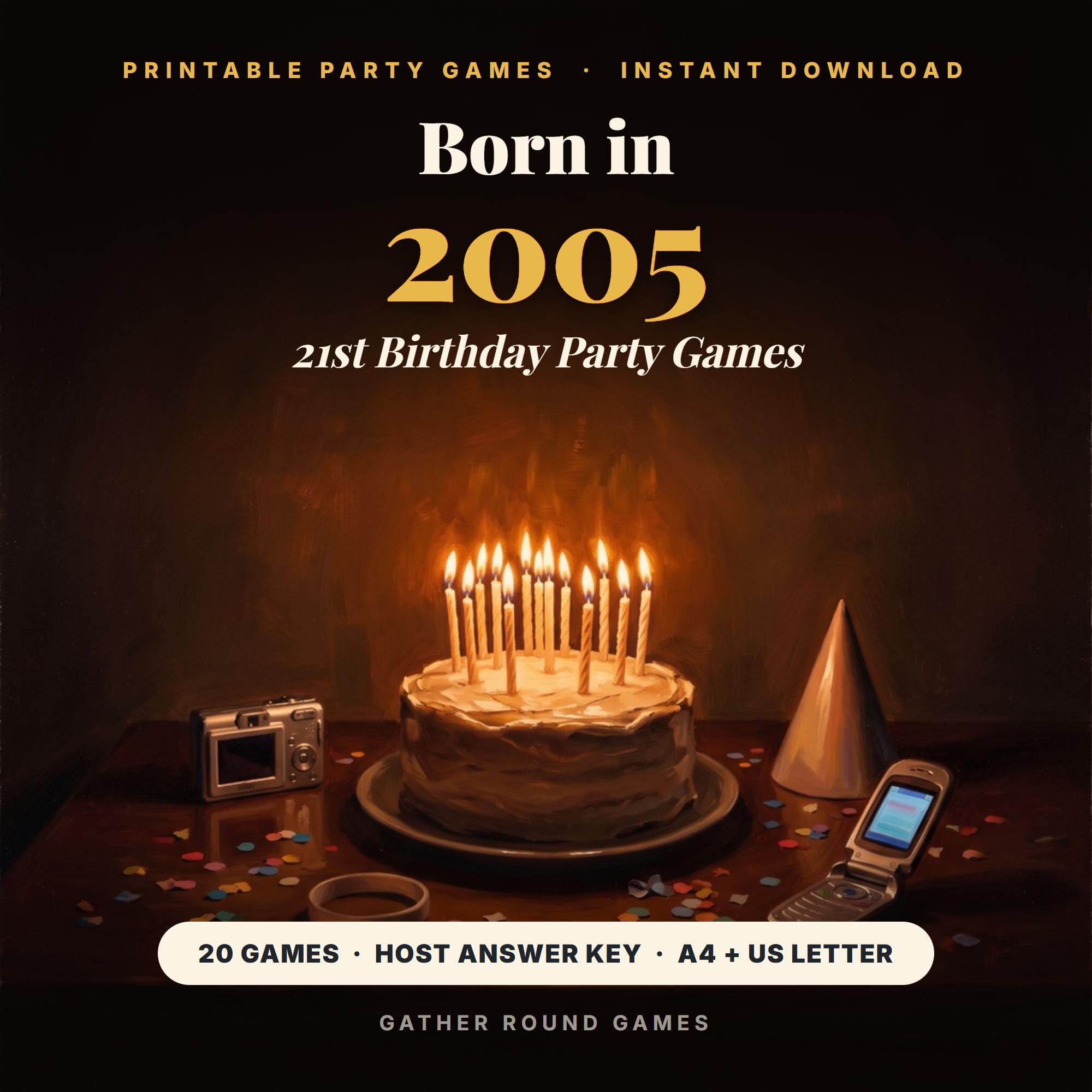 21st Birthday Party Games